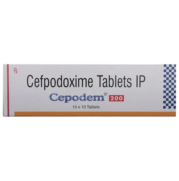 cepodem 200mg tablet 10's